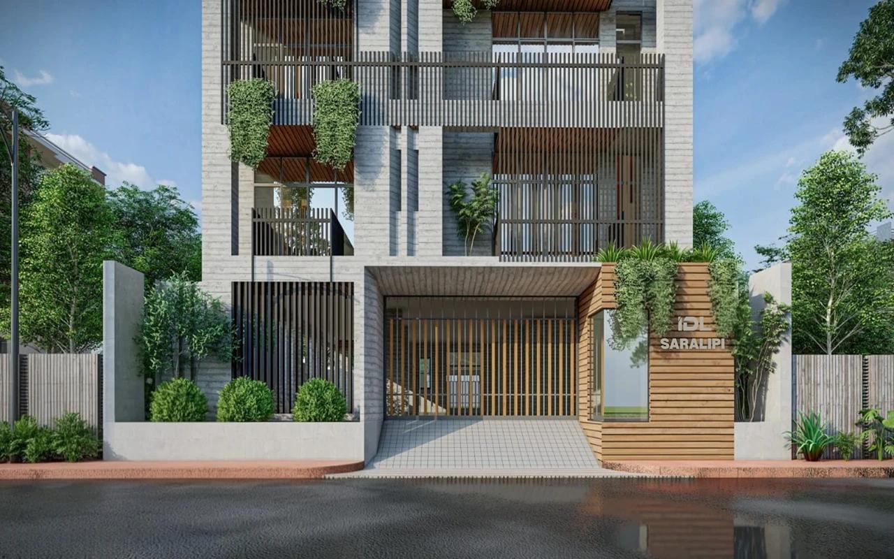IDL Sharalipi 4-bedroom apartment complex in Uttara - Inheritance Development Ltd.