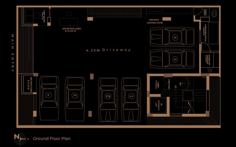 Blueprint of IDL Azalea - Ground Floor