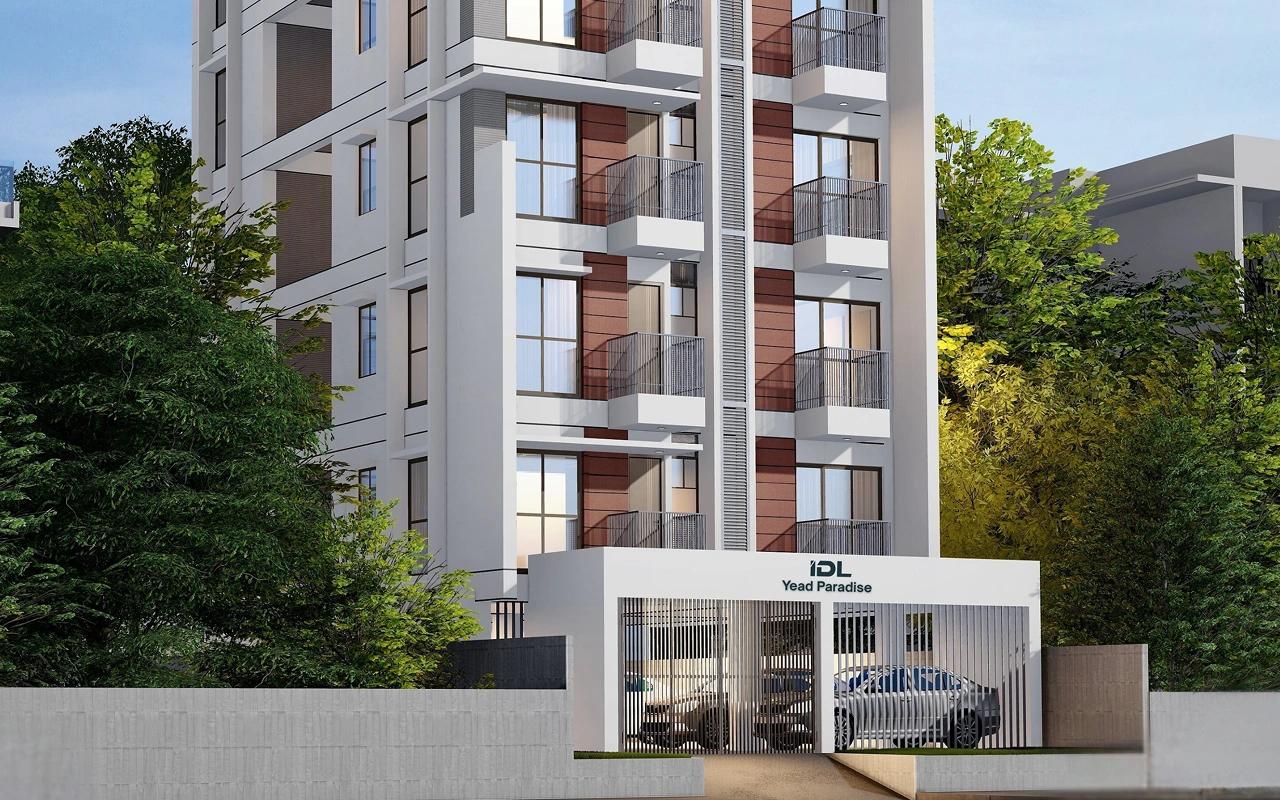 IDL Yead Paradise 3-bedroom apartment building in Uttara - Inheritance Development Ltd.