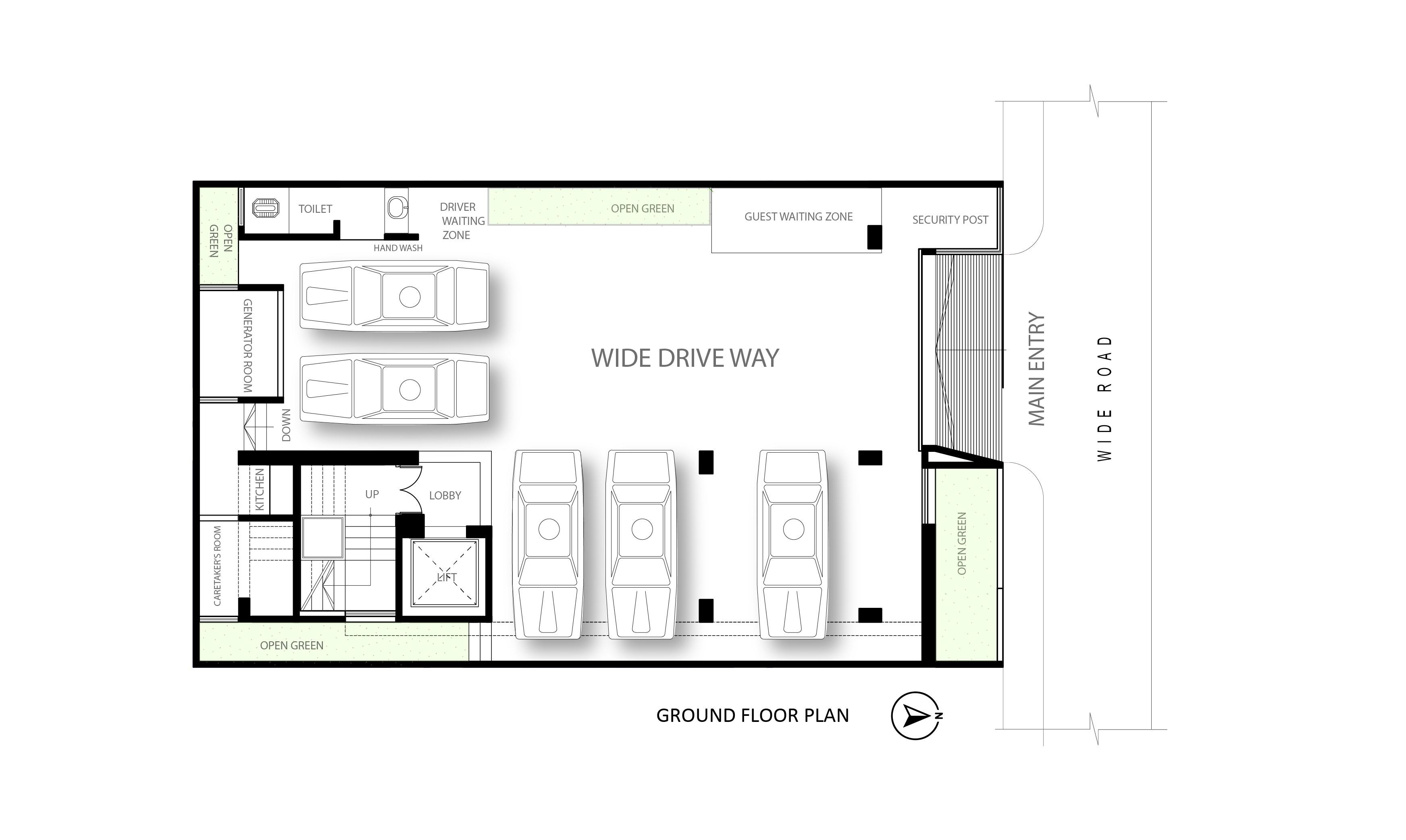 Blueprint of IDL Elysium - Ground Floor