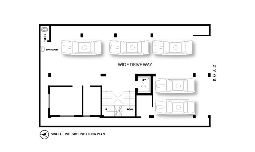 Blueprint of IDL Casablanca - Ground Floor