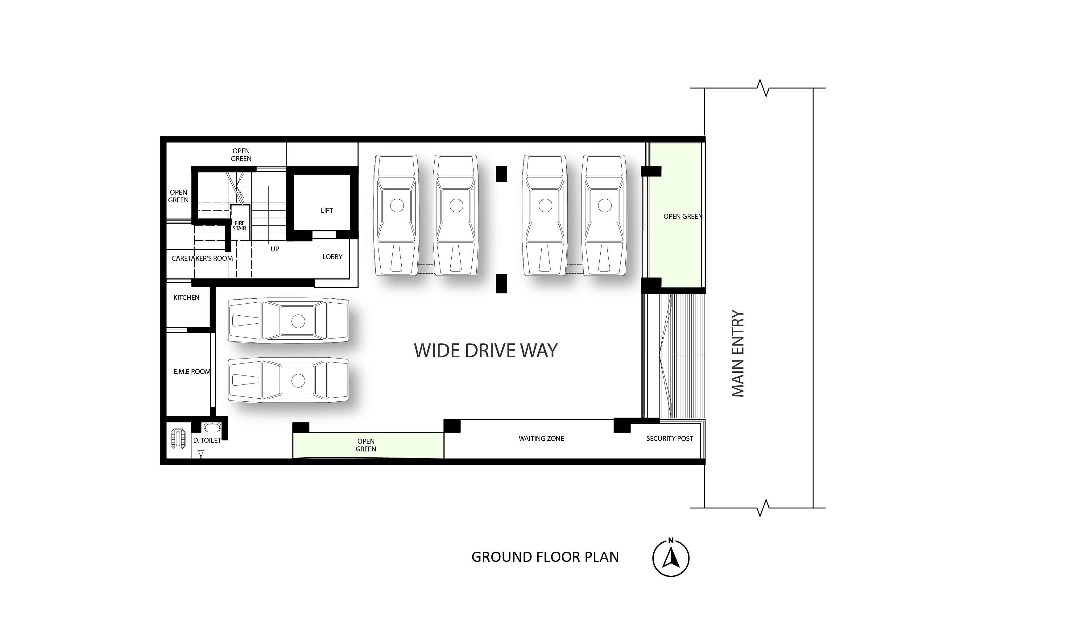 Blueprint of IDL Prismatic - Ground Floor 